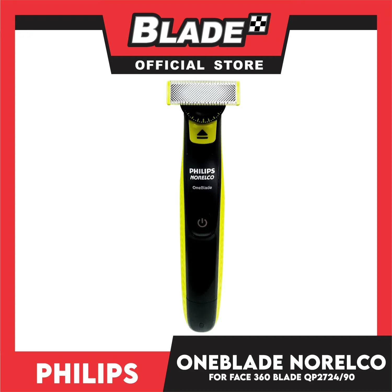 Philips Norelco OneBlade 360 Face Hybrid Electric Trimmer and Shaver QP2724/90 5V