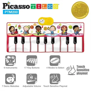 Picasso Tiles--Educational Piano Music Playmat