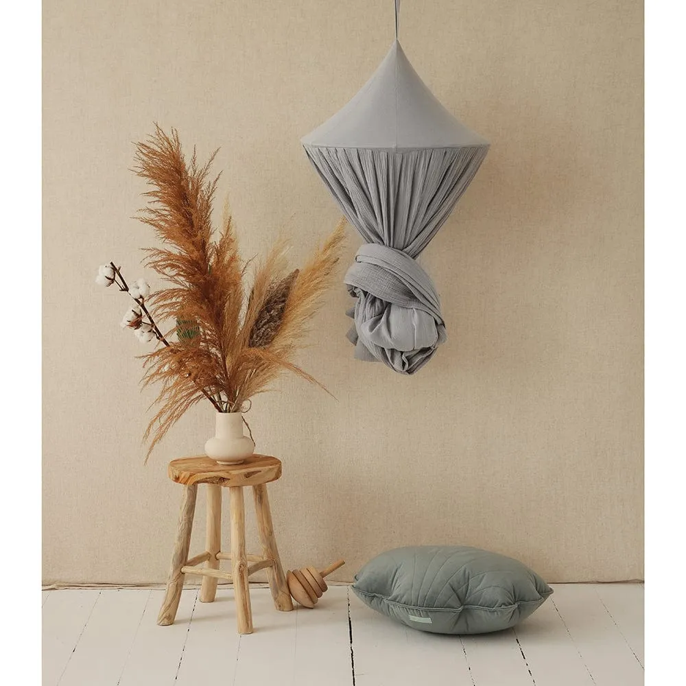 Pigeon Grey Decorative Canopy - Light Grey