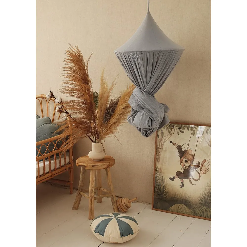 Pigeon Grey Decorative Canopy - Light Grey
