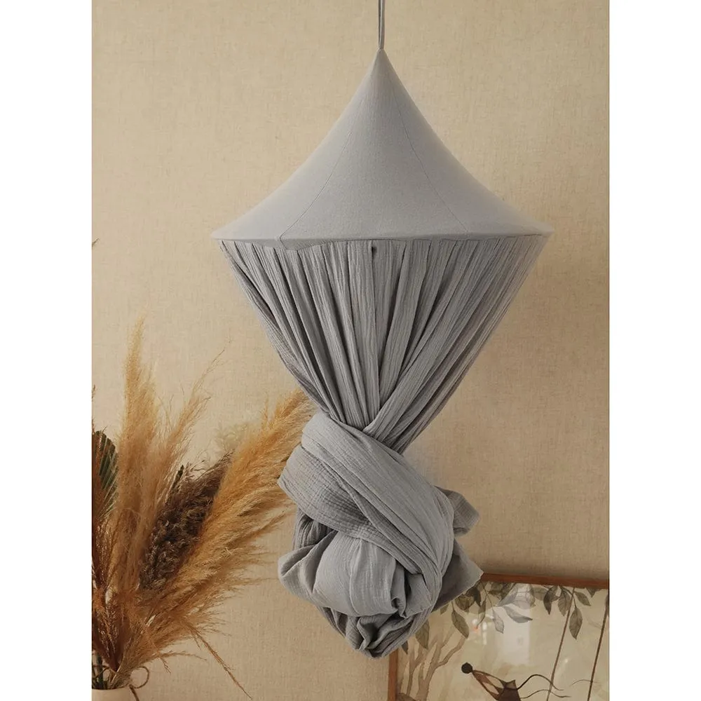 Pigeon Grey Decorative Canopy - Light Grey