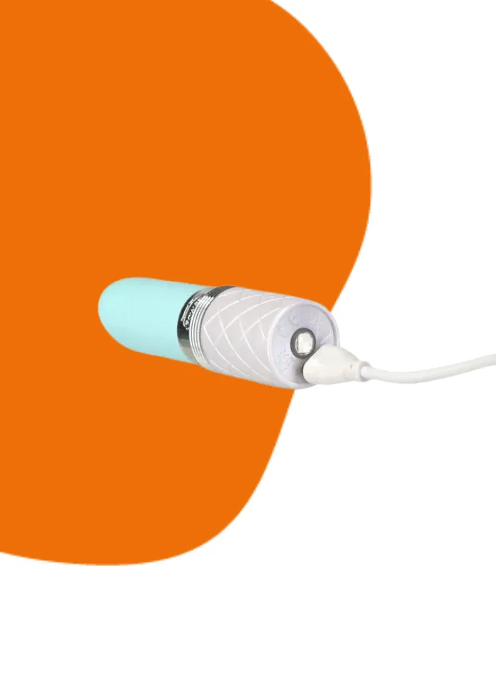Pillow Talk LUSTY Swarovski Crystal Mini Lipstick Clitoral Vibrator with Flickering Tongue
