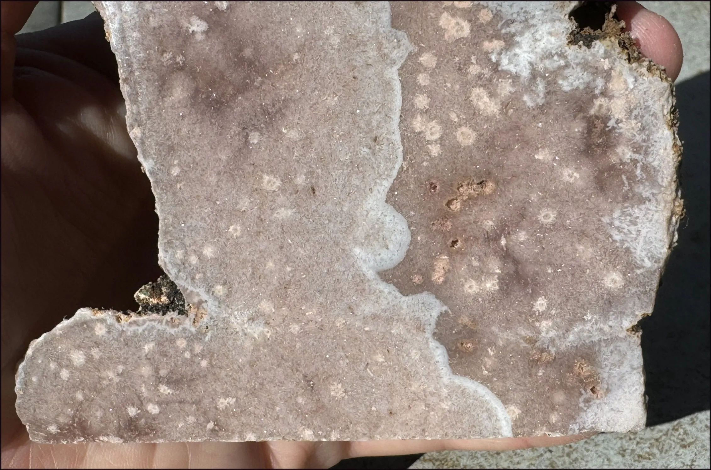 Pink Amethyst Standing Stone with Cute Spots! - Heart Chakra work, Relieve Stress Anxiety