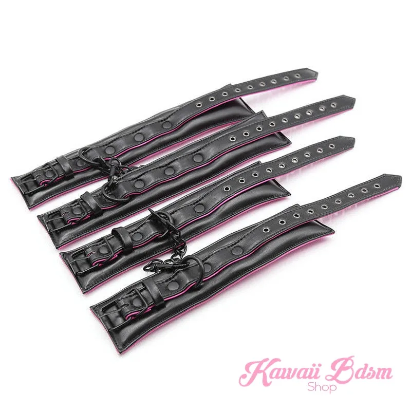 Pink and Black 4 Pcs Luxury Kit