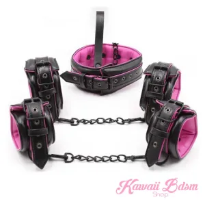Pink and Black 4 Pcs Luxury Kit