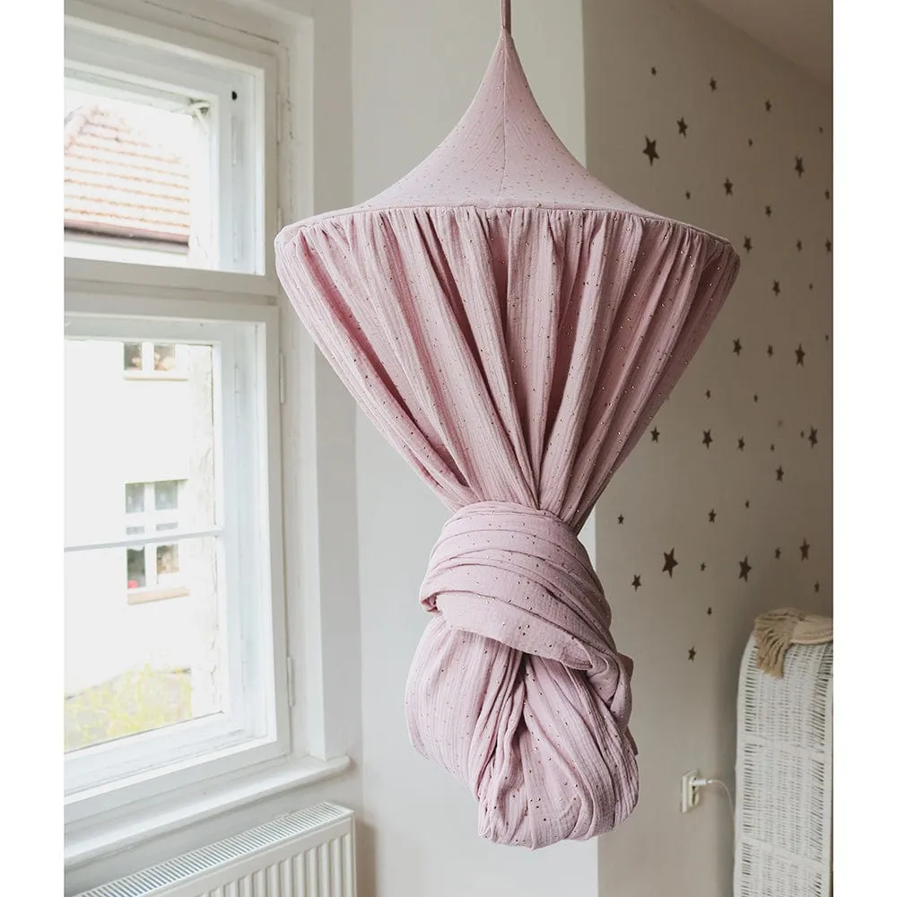 Pink And Gold Decorative Canopy - Pink & Gold