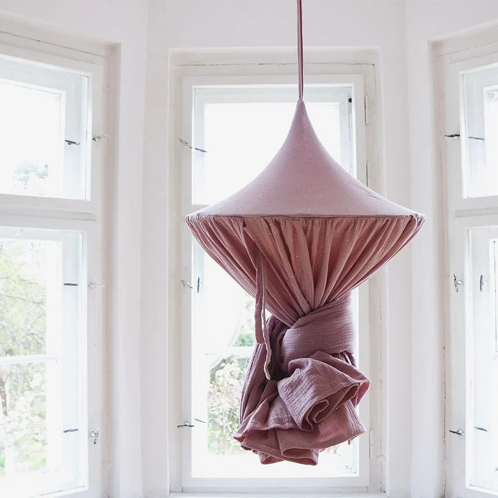 Pink And Gold Decorative Canopy - Pink & Gold