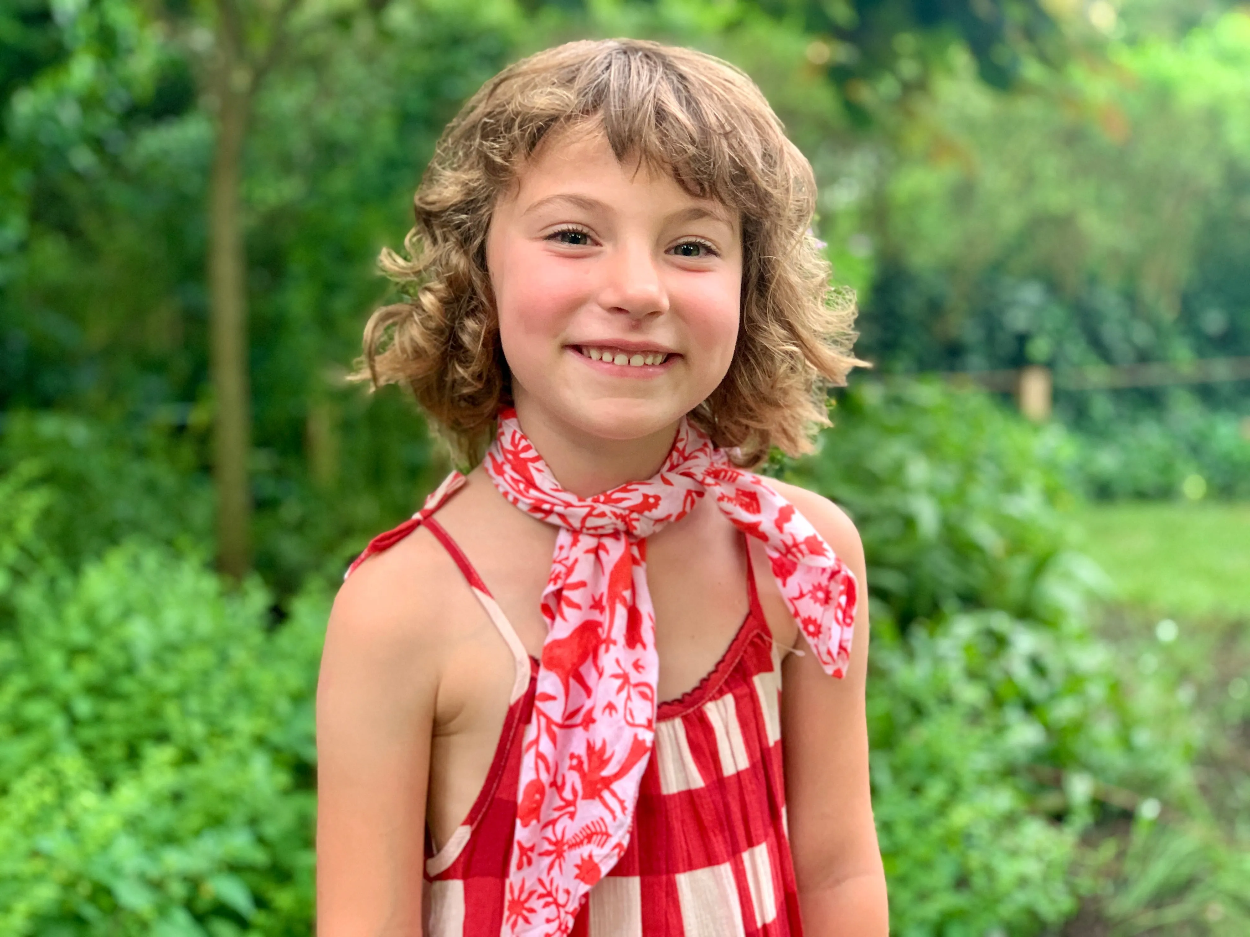 Pink and Red Jaguar Bandana