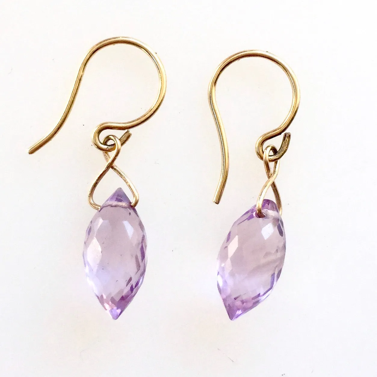 Pink Opal Marquis Bead Earring