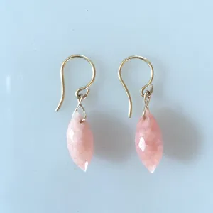 Pink Opal Marquis Bead Earring