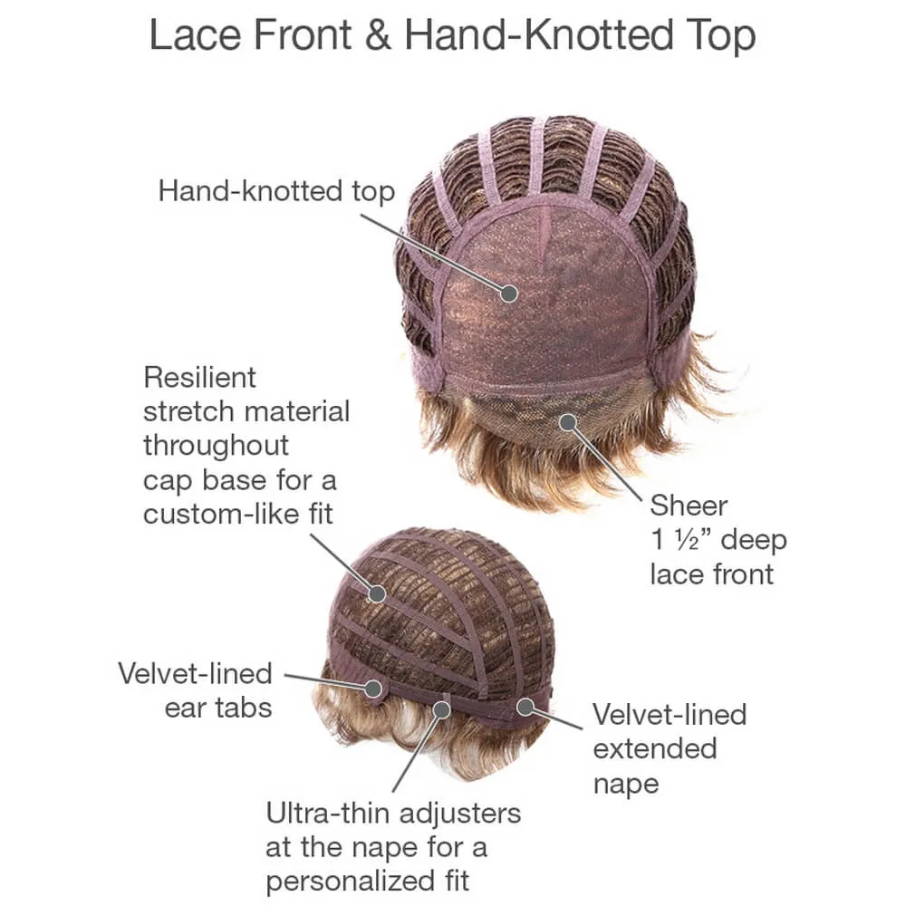 Pinnacle by Gabor (Lace Front-Hand Tied Top Wig)
