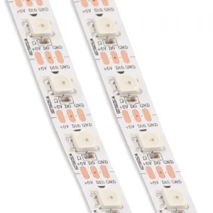 Pixel LED Strip | IP20 | 5v | 10mm | Cut every 16.5mm | 60LEDs p/m | 14.4w p/m | p/metre & reel