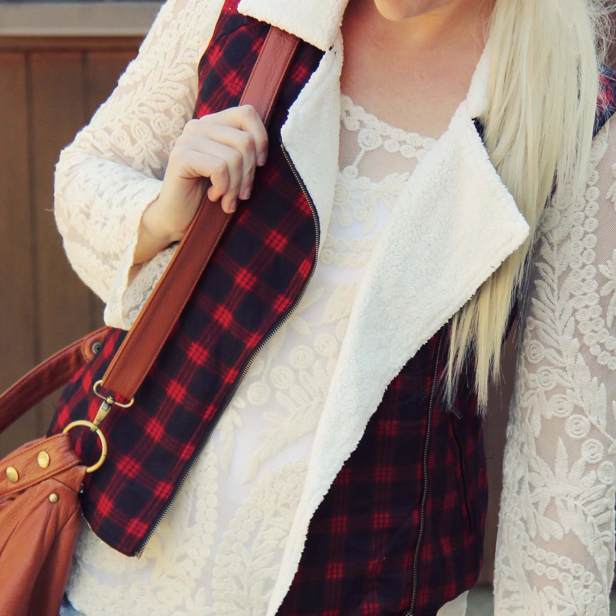 Plaid & Cloth Vest