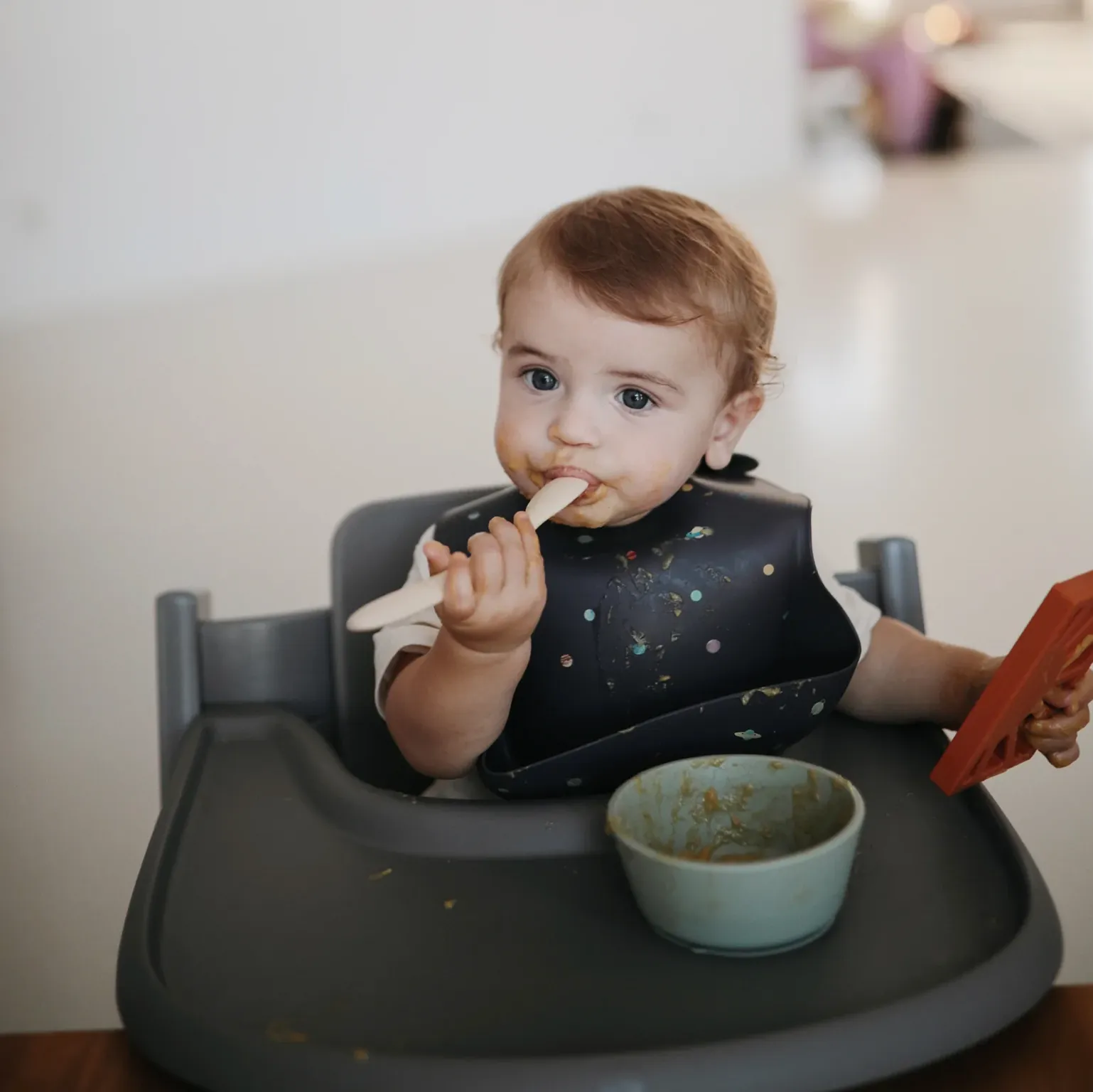 Planets Silicone Bib - LAST ONE