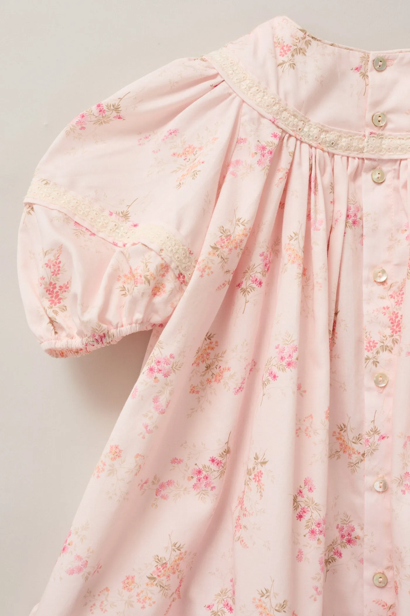Plumcake Dress Pink Park Floral