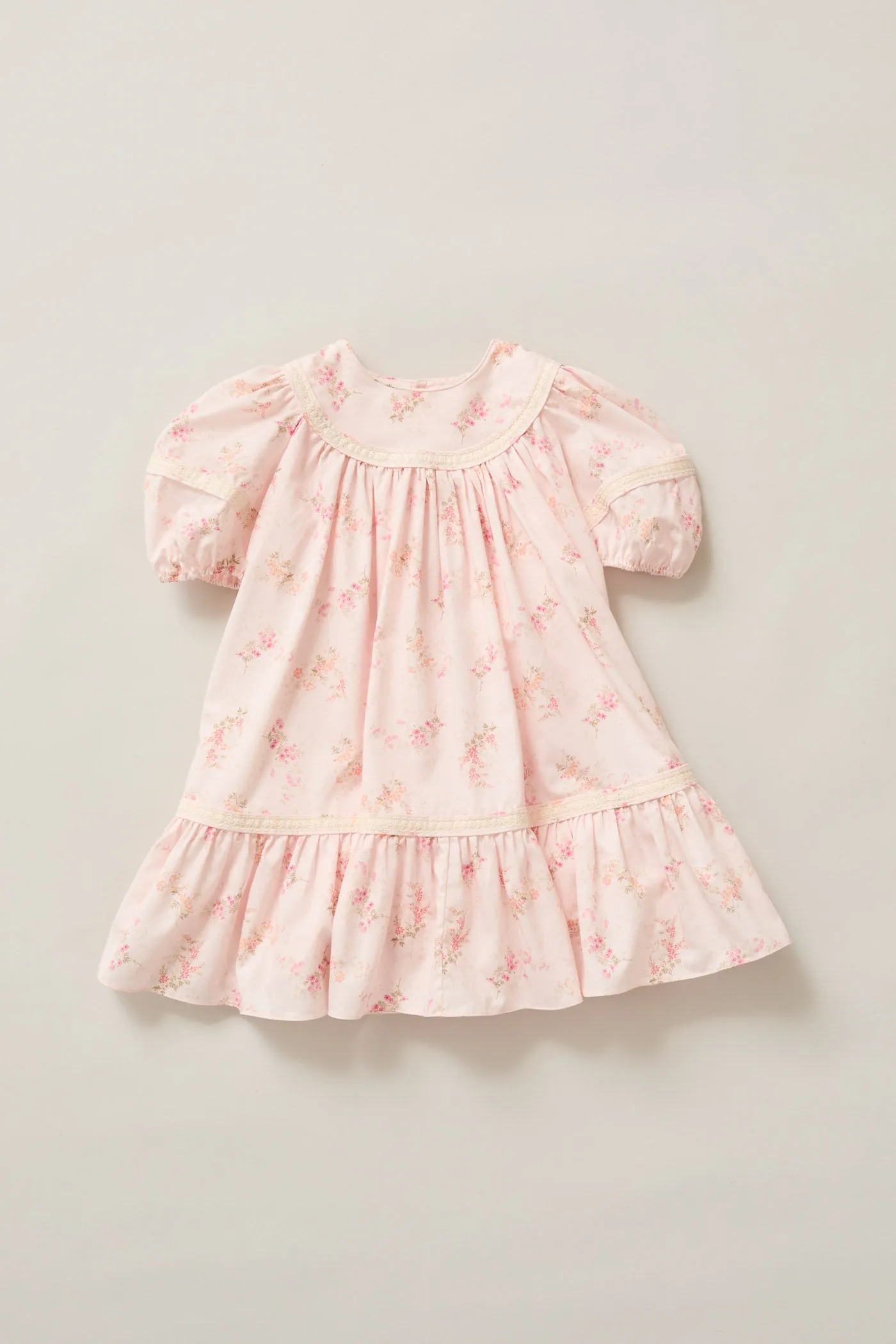 Plumcake Dress Pink Park Floral