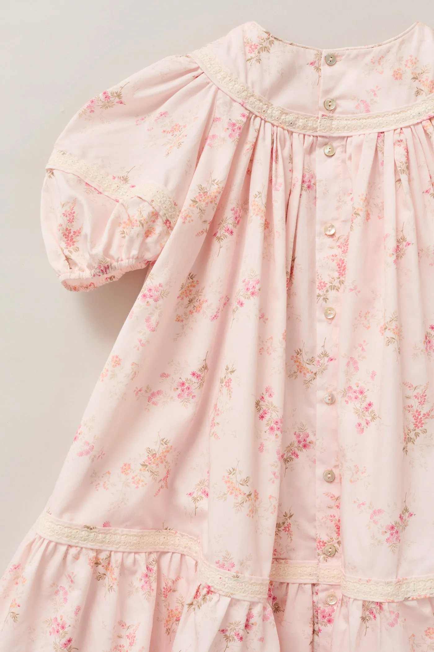 Plumcake Dress Pink Park Floral