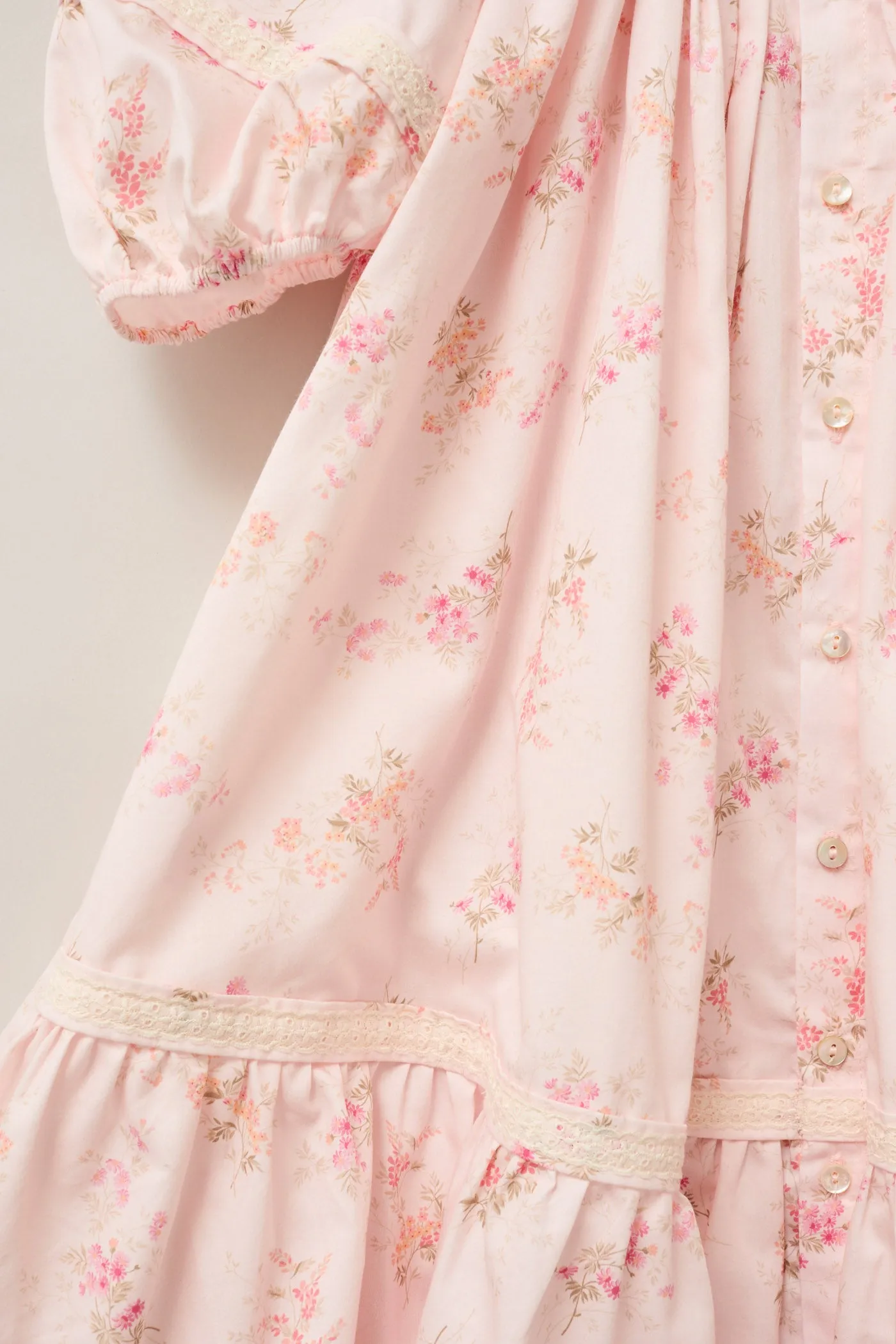 Plumcake Dress Pink Park Floral