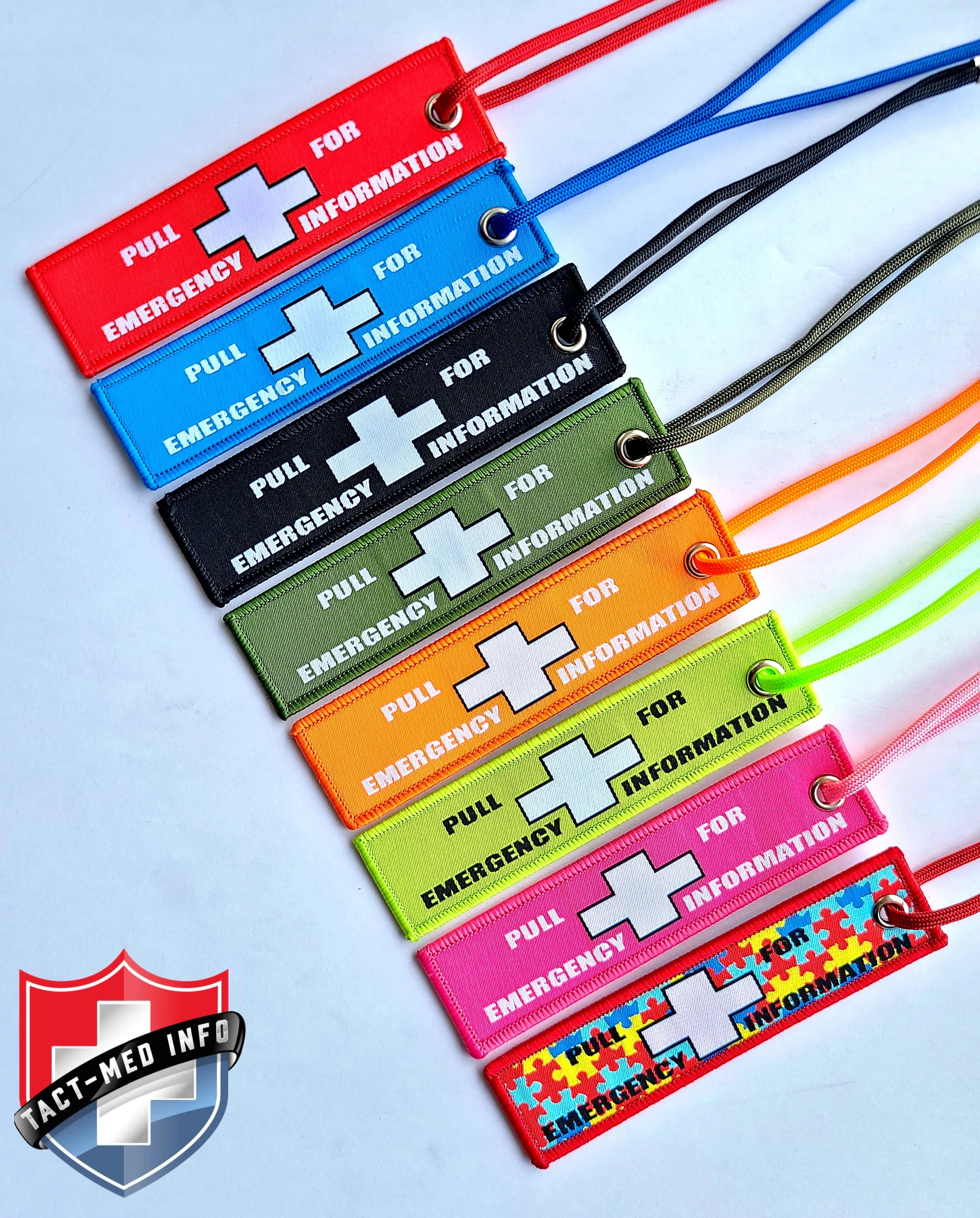 Pocket Size Tact-Med Emergency Info Card
