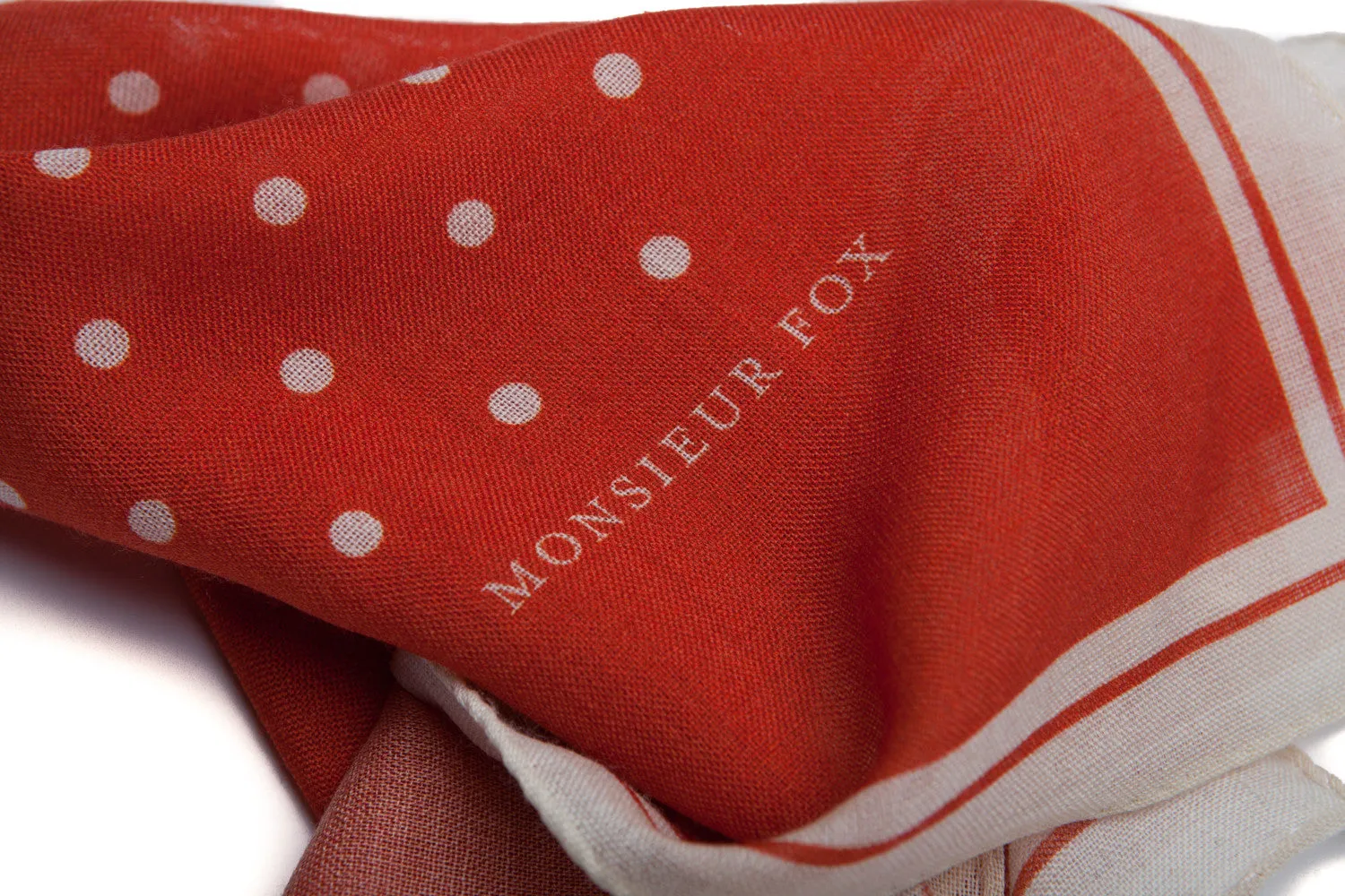 Polka Dot Square - Red