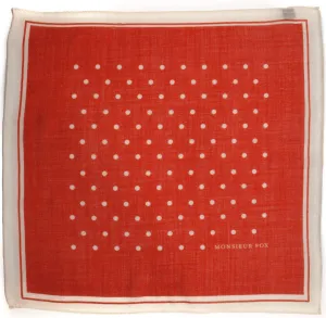 Polka Dot Square - Red