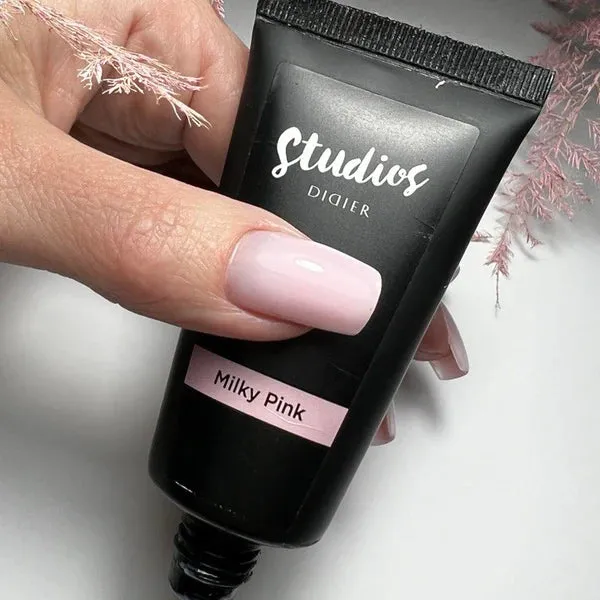 Polygel "Studios Didier", milky pink, 30gr