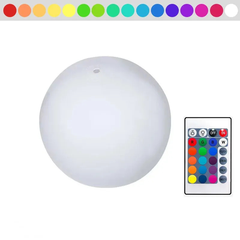Pool Decoration LED Light 16 Colors Luminous Beach Ball