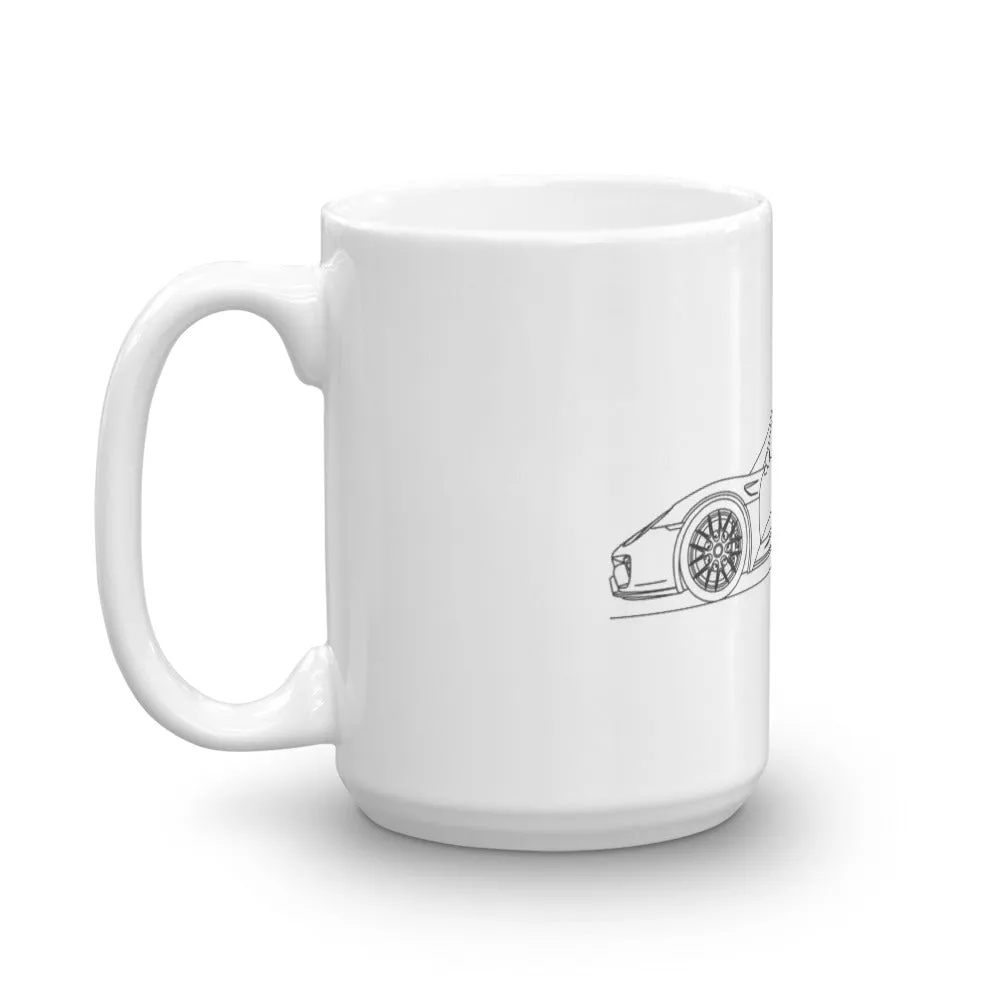 Porsche 918 Spyder Outline Mug