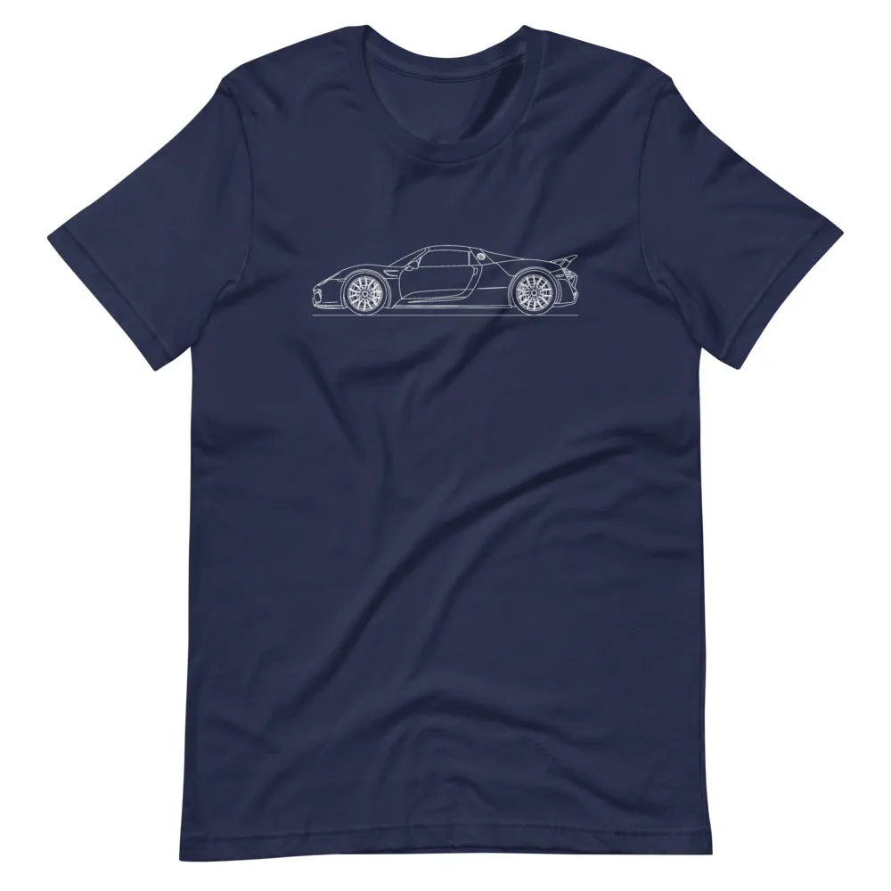 Porsche 918 Spyder Outline T-shirt