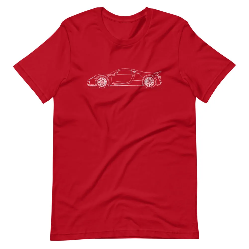 Porsche 918 Spyder Outline T-shirt