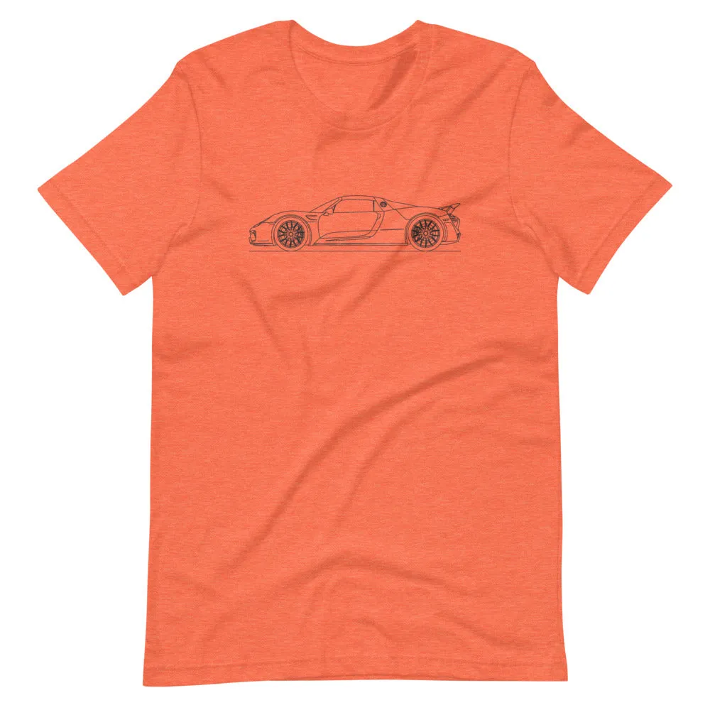 Porsche 918 Spyder Outline T-shirt
