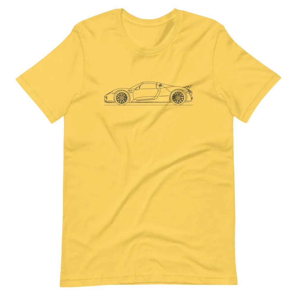 Porsche 918 Spyder Outline T-shirt
