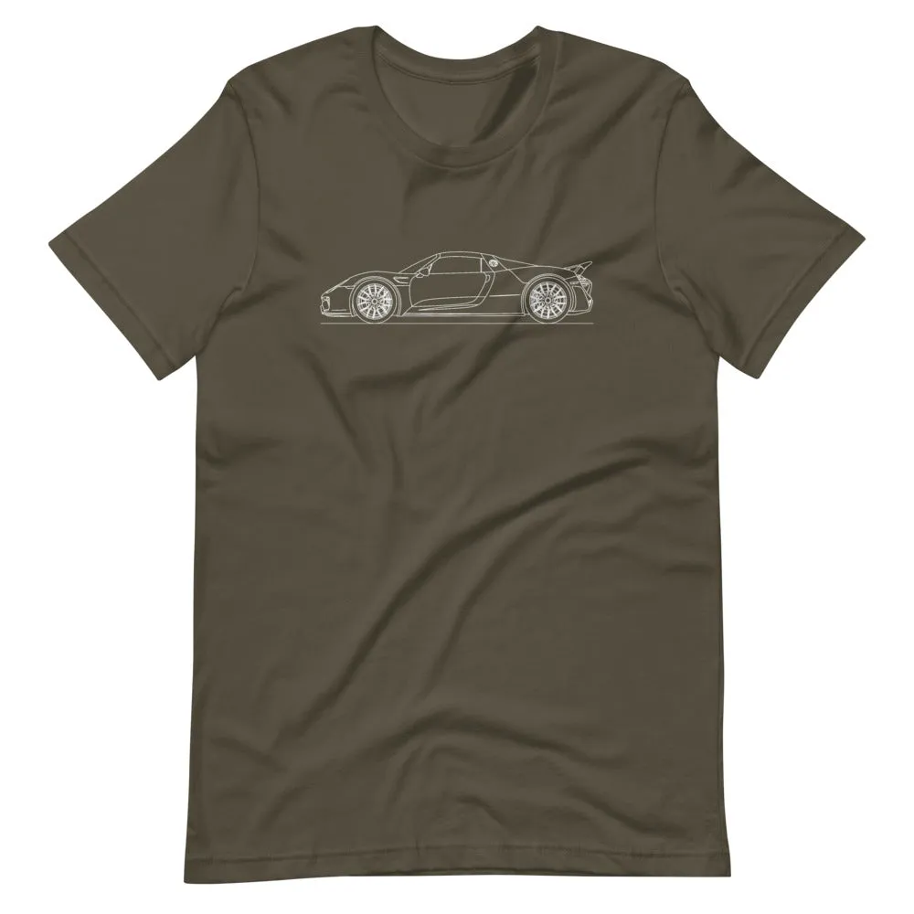 Porsche 918 Spyder Outline T-shirt