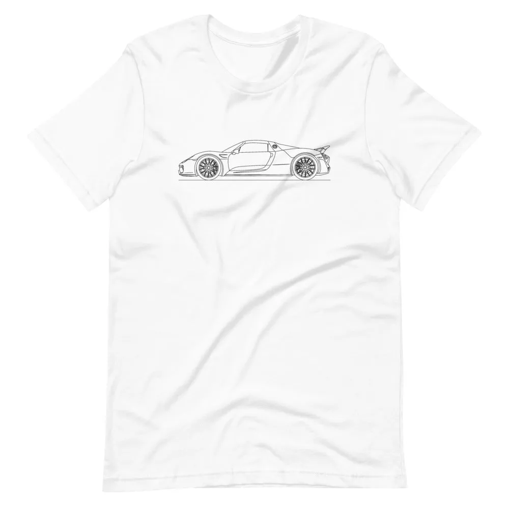 Porsche 918 Spyder Outline T-shirt