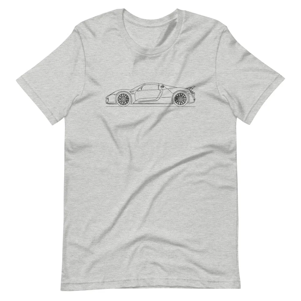 Porsche 918 Spyder Outline T-shirt