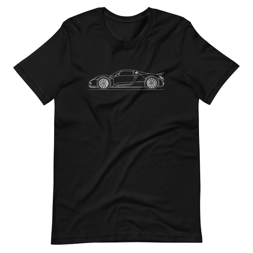 Porsche 918 Spyder Outline T-shirt