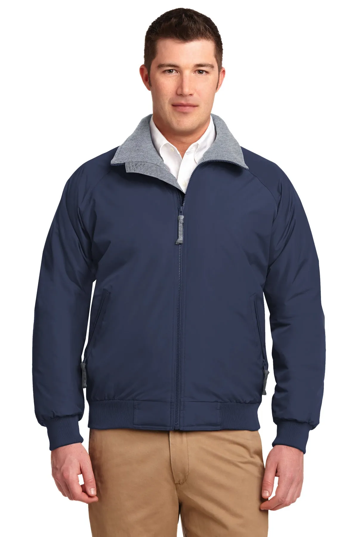 Port Authority Challenger Jacket. J754 True Navy/ Grey Heather