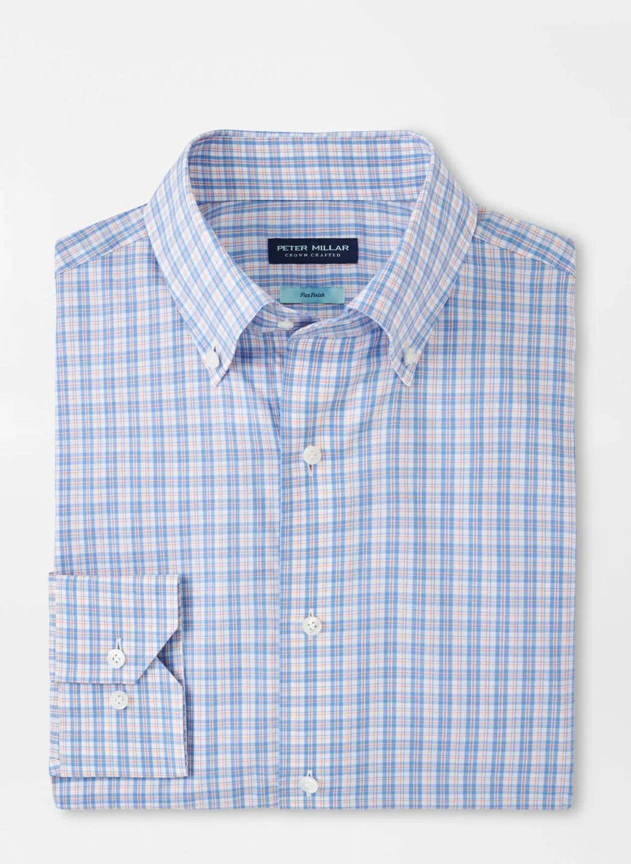 PORTOFINO COTTON SHIRT - FOUNTAIN BLUE