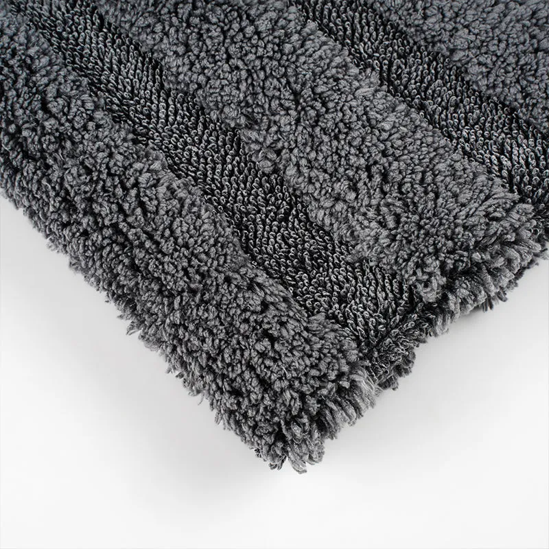 Poshlyf Chipmunk Extreme Drying Towel 600 GSM Grey with Border 80cm x 50cm