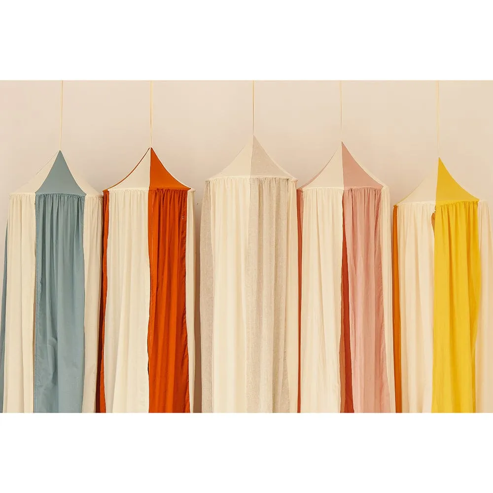 Powder Pink Circus Decorative Canopy - Pink & Beige