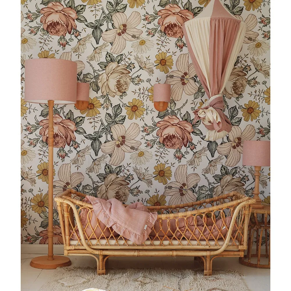 Powder Pink Circus Decorative Canopy - Pink & Beige