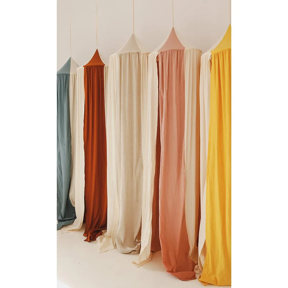 Powder Pink Circus Decorative Canopy - Pink & Beige