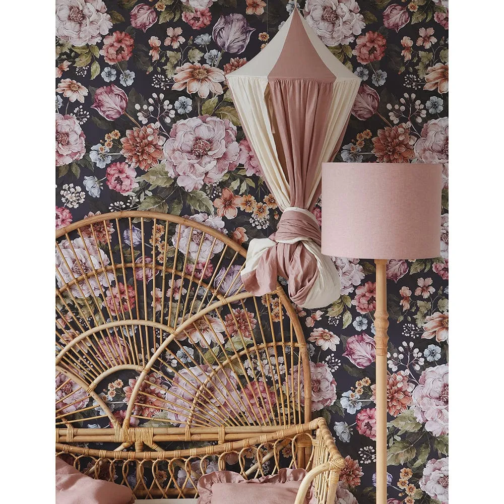 Powder Pink Circus Decorative Canopy - Pink & Beige