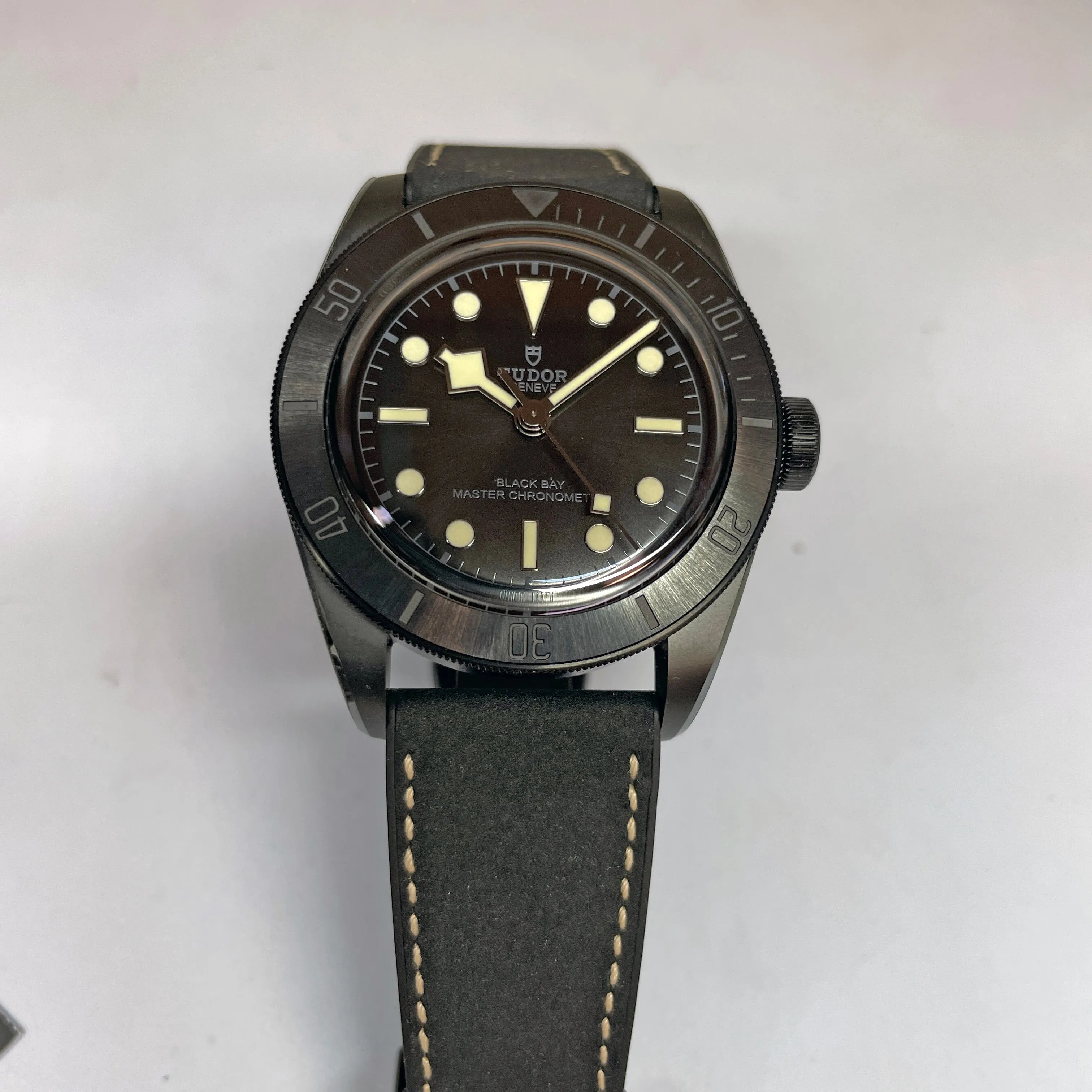 Pre-owned Tudor Black Bay Ceramic 41mm Steel Watch M79210CNU-0001