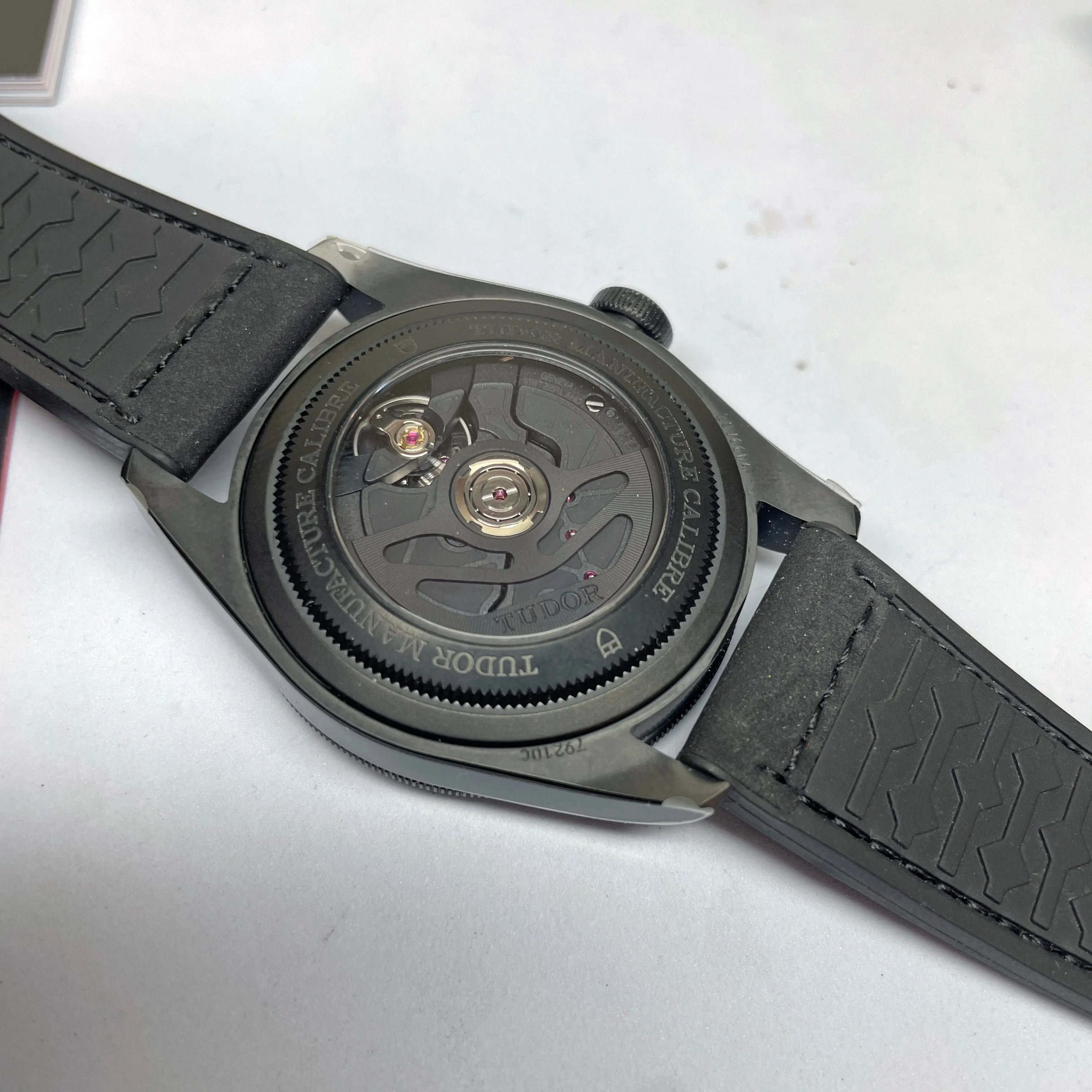 Pre-owned Tudor Black Bay Ceramic 41mm Steel Watch M79210CNU-0001