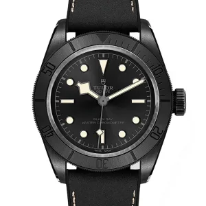 Pre-owned Tudor Black Bay Ceramic 41mm Steel Watch M79210CNU-0001