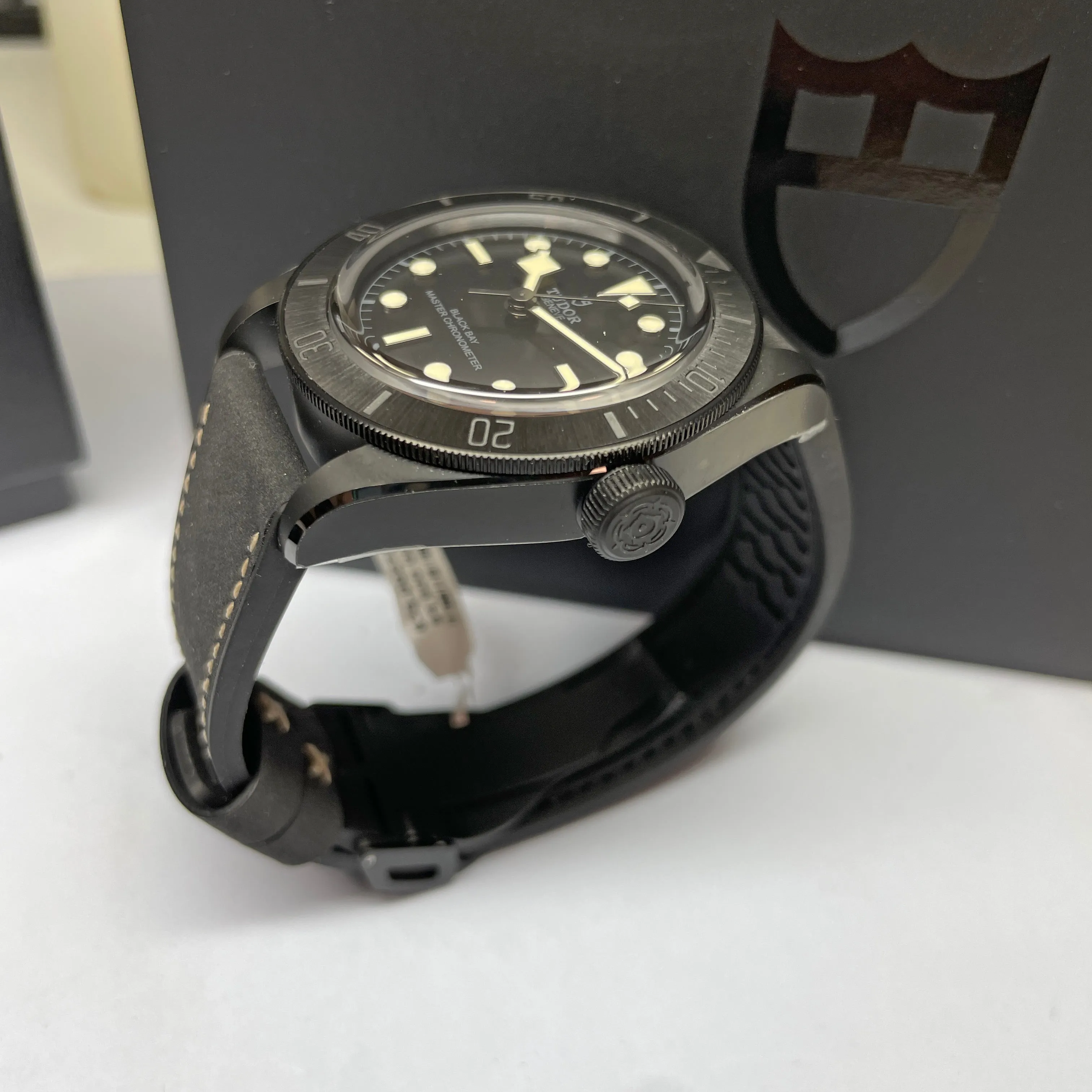 Pre-owned Tudor Black Bay Ceramic 41mm Steel Watch M79210CNU-0001