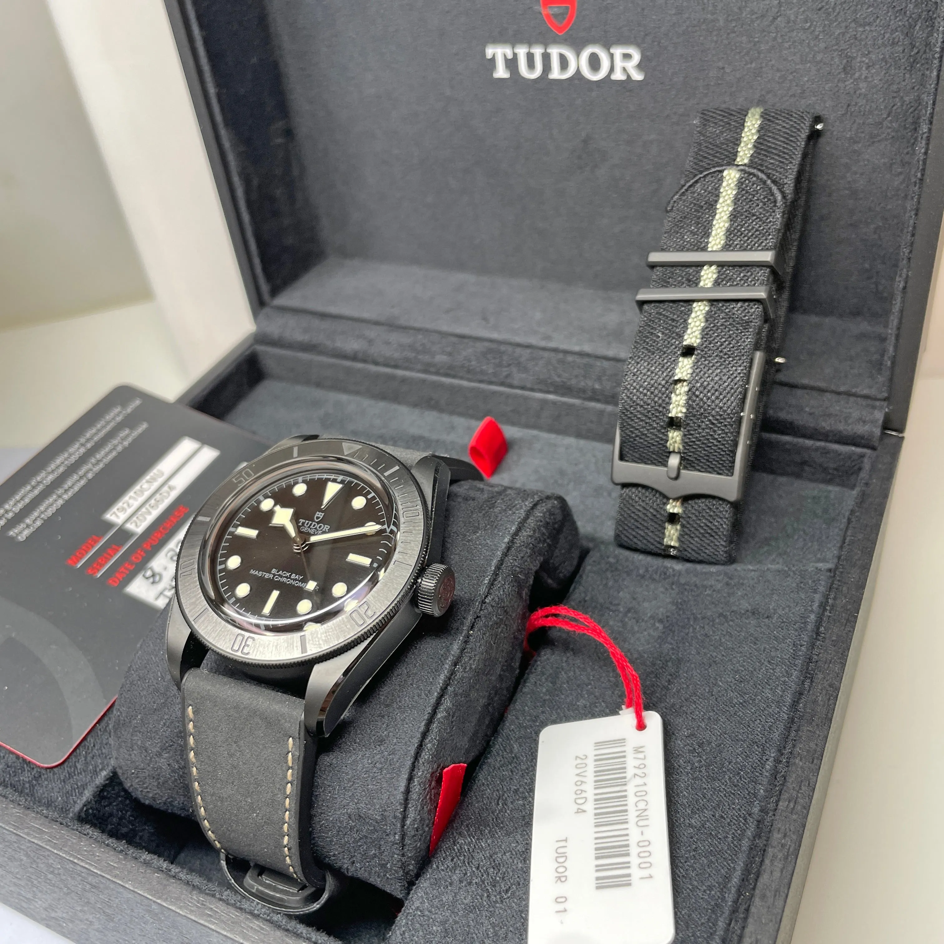 Pre-owned Tudor Black Bay Ceramic 41mm Steel Watch M79210CNU-0001