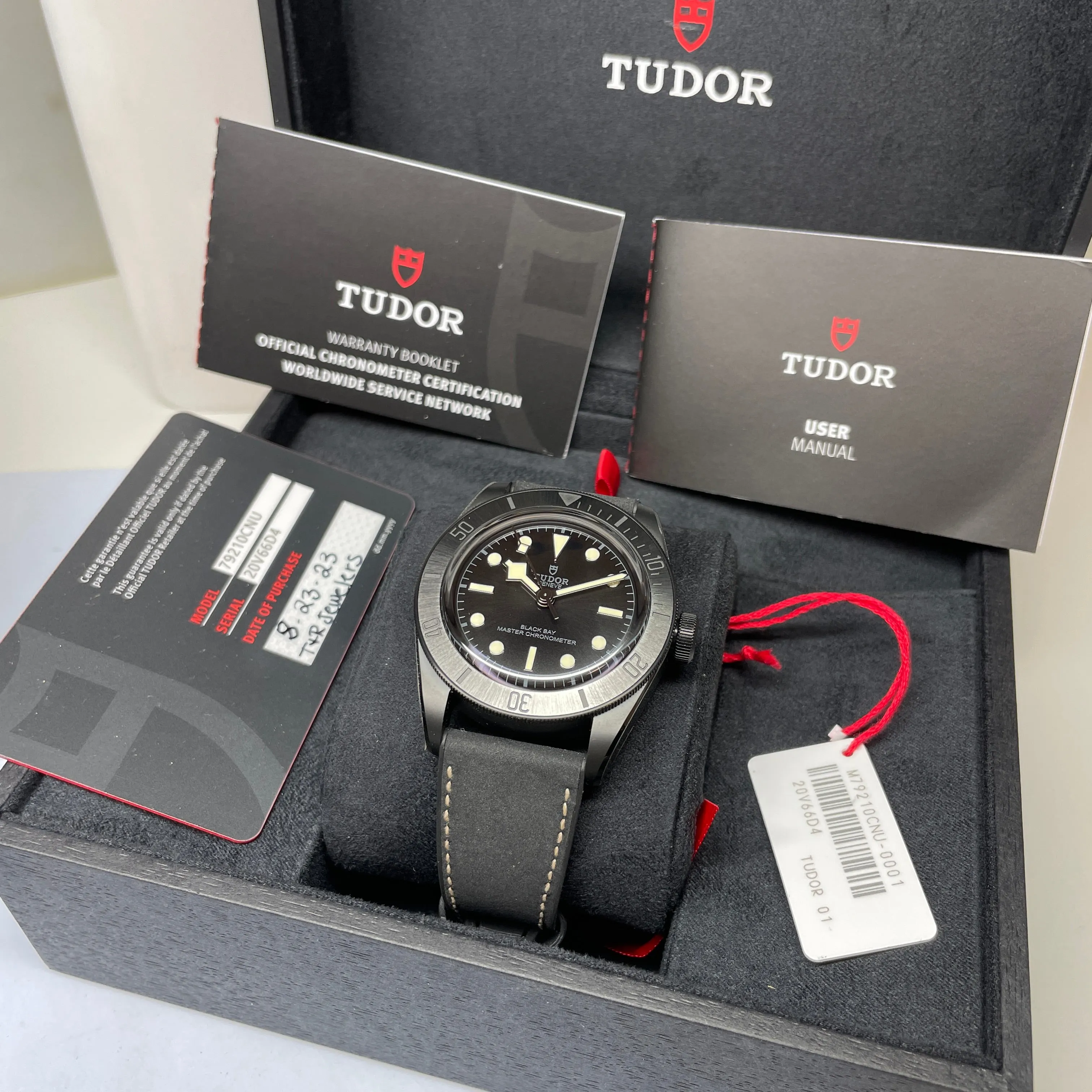 Pre-owned Tudor Black Bay Ceramic 41mm Steel Watch M79210CNU-0001