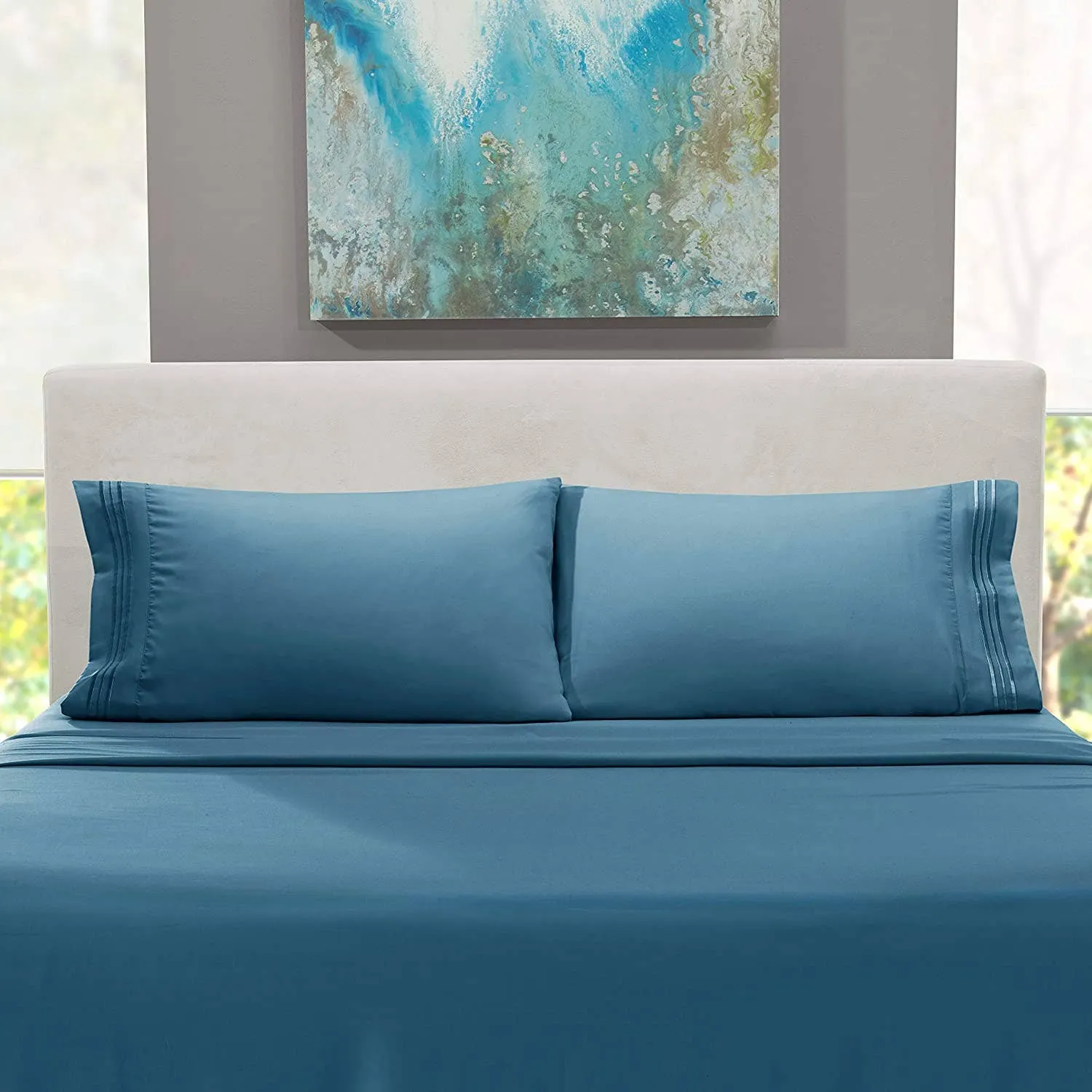 Premier 1800 Deep Pocket Sheet Set in Queen